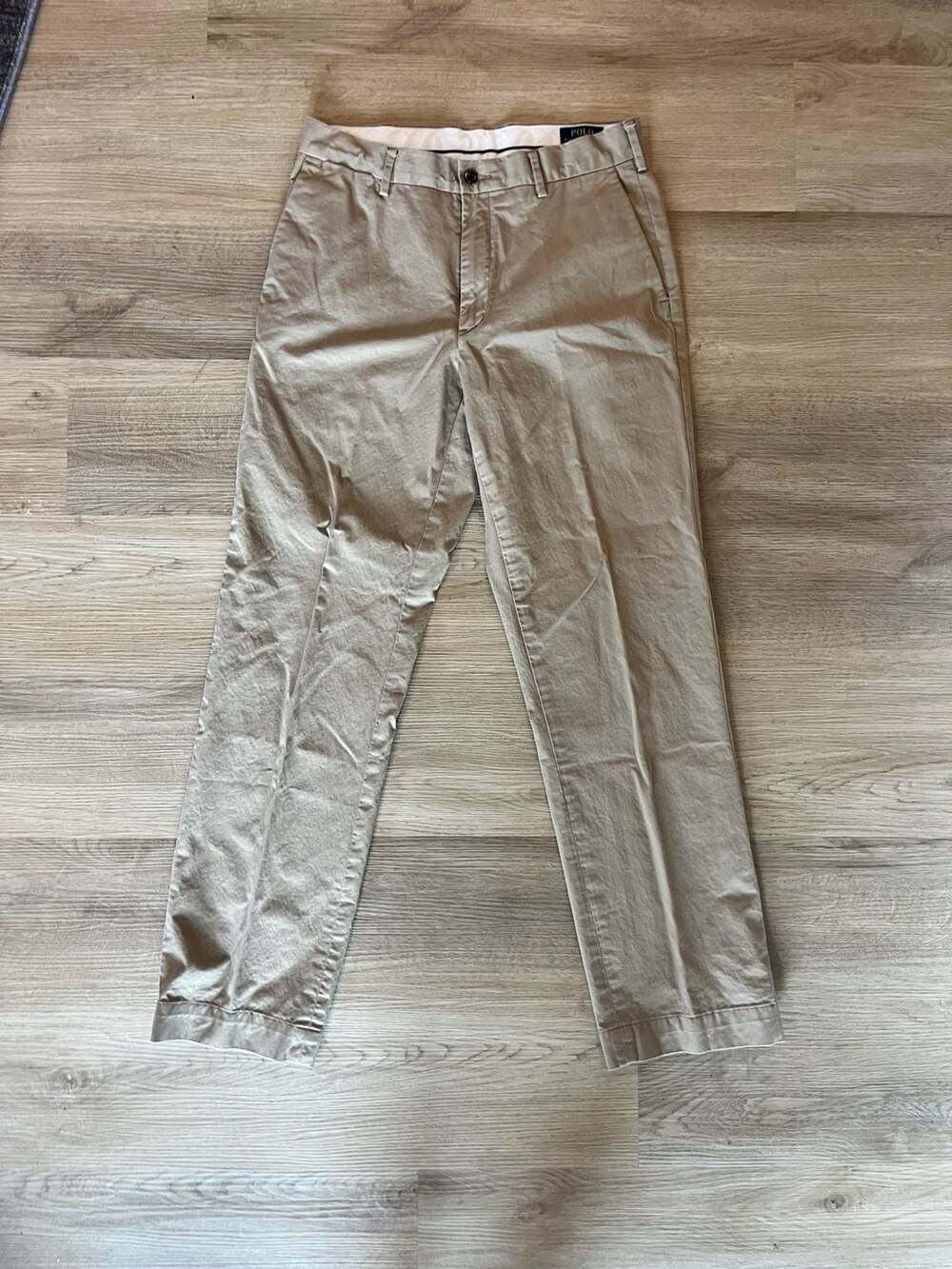 Polo Ralph Lauren, Classic Fit Khaki Chinos, Preppy, Elevated Bus. Casual, 31x32